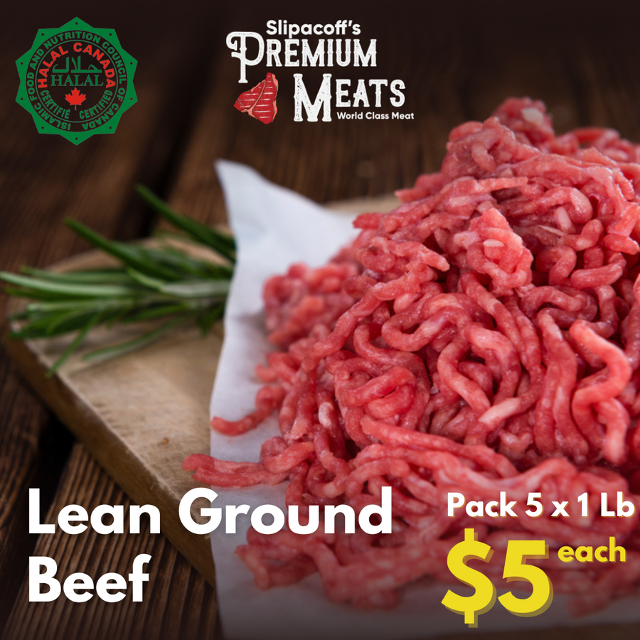 LEAN GROUND BEEF Lean $5 each ( 5 Packs)