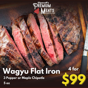 Wagyu Flat Iron Beef Australian 4 for $99