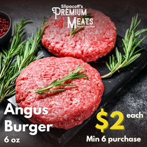 Signature Angus Burger 6oz x  6 purchase for $2 each