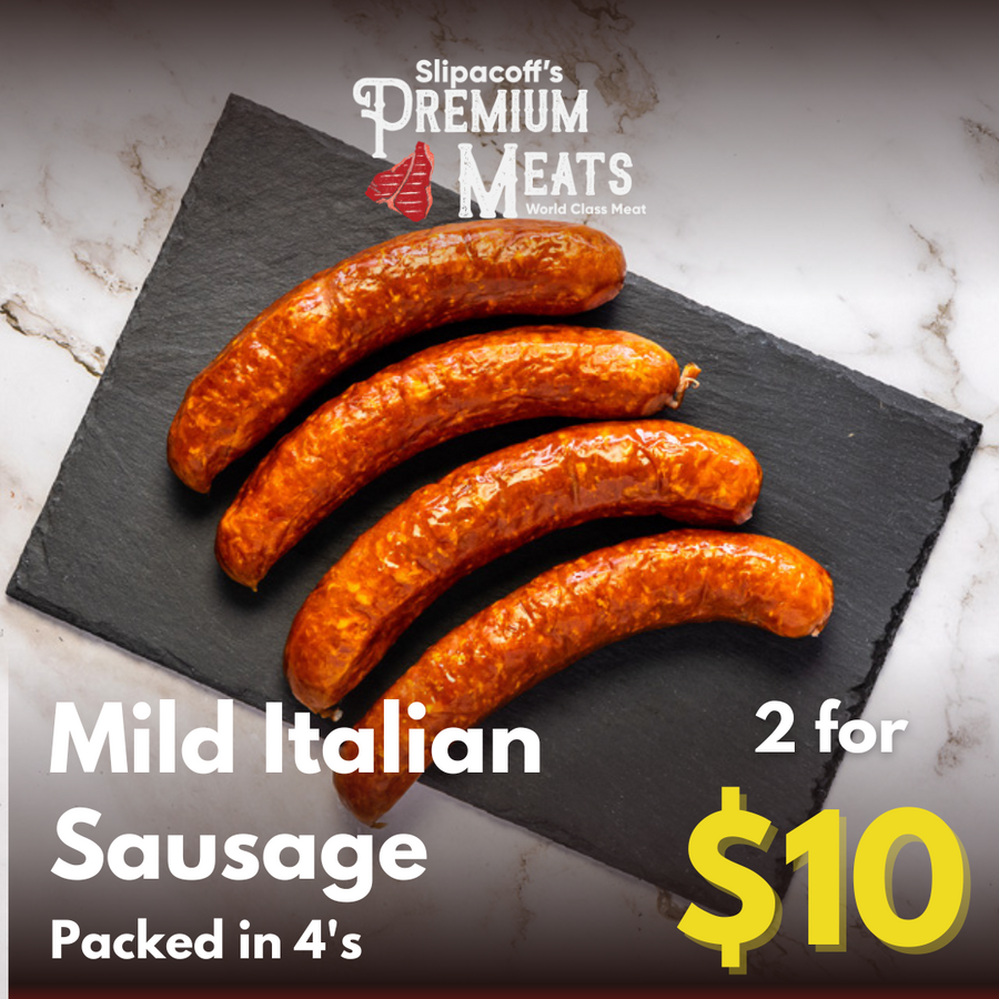 Mild Italian Sausage 2 pkg for $10