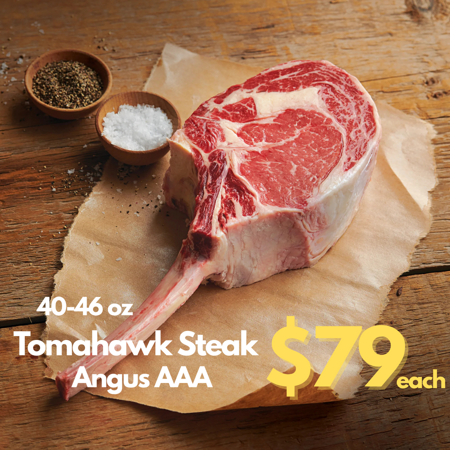 AAA Angus Beef Tomahawk Steaks 40-46 oz