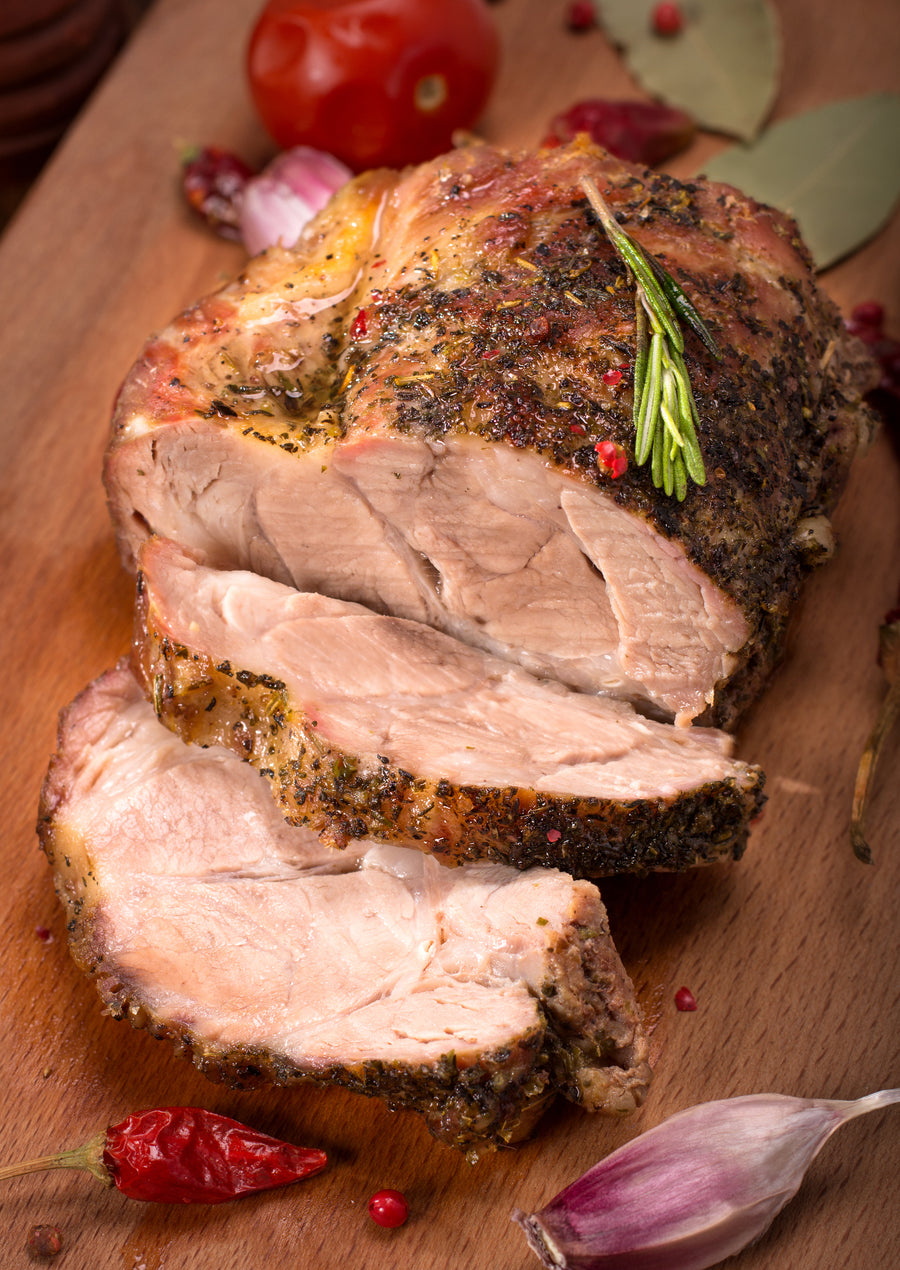 Garlic & Dijon Pork Loin Roast