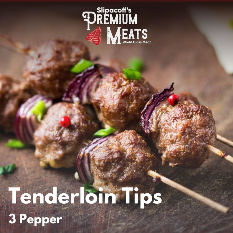 Tenderloin tips marinated
