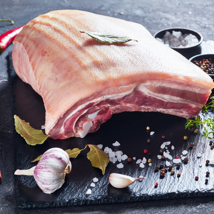 Skin On Pork Belly - Slipacoff's Premium Meats Online